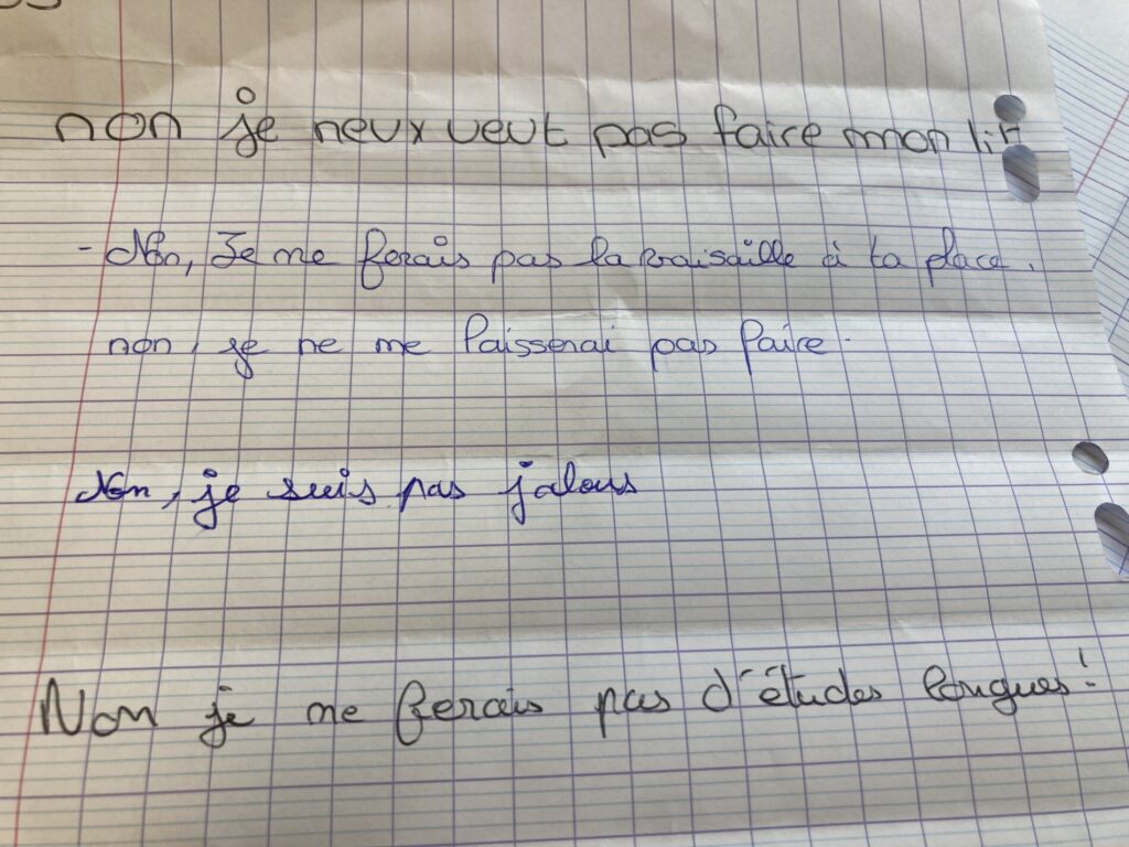 J'ai dit non, collège Somain