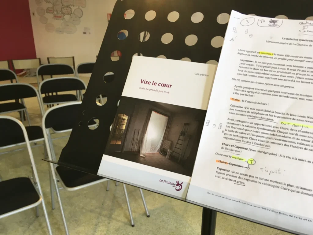 Vise le coeur texte publié de Céline Balloy avec Livia Dufoix
